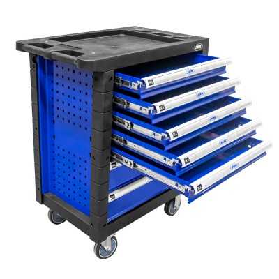SERVANTE À OUTILS 7 TIROIRS - BLEUE - VIDE