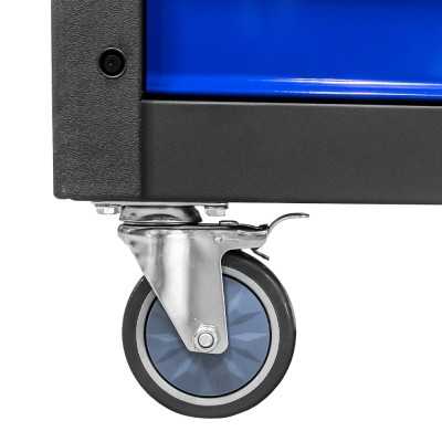SERVANTE À OUTILS 7 TIROIRS - BLEUE - VIDE
