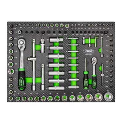 JEU DE 4 MODULES EVA CARBONE POUR CHARIOTS À OUTILS