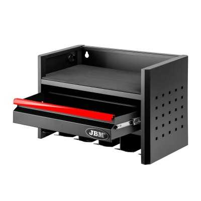 ÉTAGÈRE DE RANGEMENT POUR OUTILS ÉLECTRIQUES À 3 NIVEAUX - ROUGE