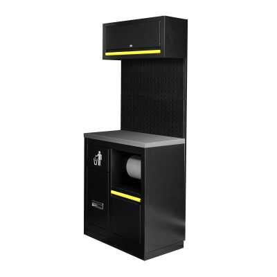 ENSEMBLE DE MEUBLES MODULAIRES (7 PIÈCES) - JAUNE