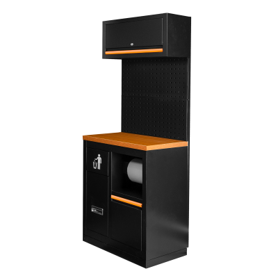 ENSEMBLE DE MEUBLES MODULAIRES (7 PIÈCES) - ORANGE