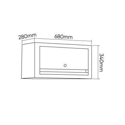 ARMOIRE MURALE - OR