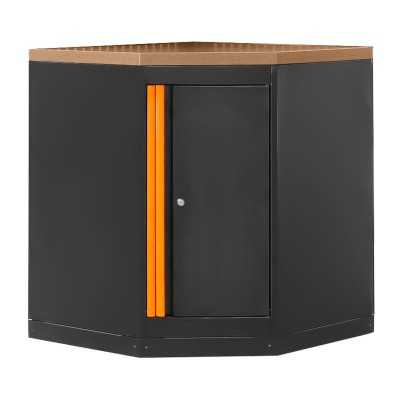ARMOIRE D'ANGLE AVEC PANNEAU MDF - ORANGE
