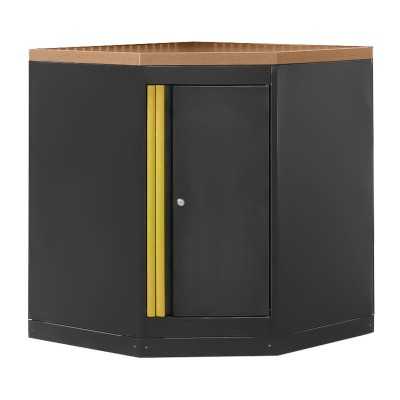 ARMOIRE D'ANGLE AVEC PANNEAU MDF - OR