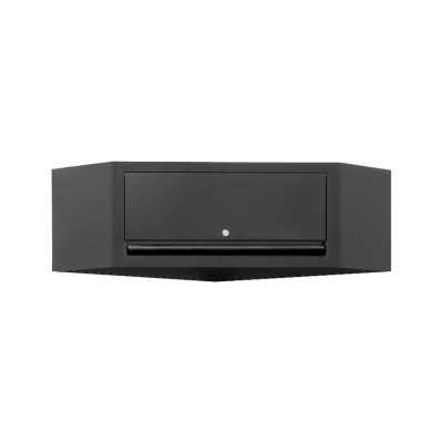ARMOIRE MURALE D'ANGLE - NOIR