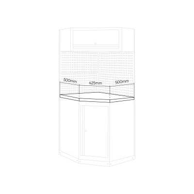 PANNEAU MDF D'ANGLE POUR RÉFÉRENCE 54327