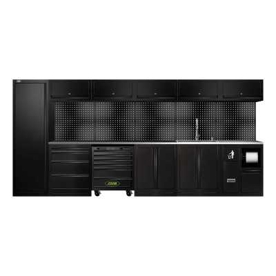 ENSEMBLE DE MEUBLES MODULAIRES (31 PCS) - EXTENSION AVEC SERIE446, REF.16493 ET REF.18103 - NOIR
