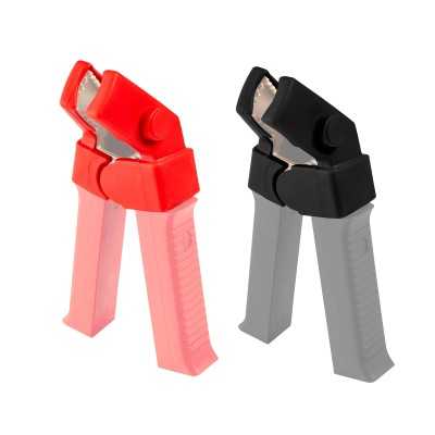 JEU DE PROTECTIONS NOIR-ROUGE POUR PINCES DE CÂBLES DE DÉMARRAGE