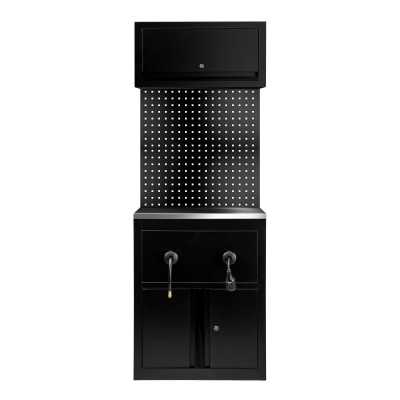 ENSEMBLE DE MEUBLES MODULAIRES (9 PCS) - EXTENSION D’ARMOIRE POUR ENROULEURS (RÉF. 18403) - NOIR
