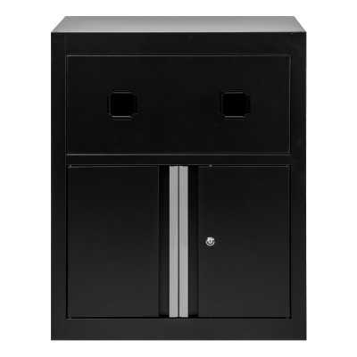 ARMOIRE AVEC ENROULEURS D’AIR COMPRIMÉ ET ÉLECTRIQUE – ARGENT