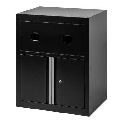 ARMOIRE AVEC ENROULEURS D’AIR COMPRIMÉ ET ÉLECTRIQUE – ARGENT