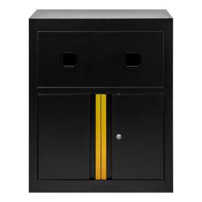 ARMOIRE AVEC ENROULEURS D’AIR COMPRIMÉ ET ÉLECTRIQUE – OR