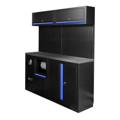 ENSEMBLE DE MEUBLES MODULAIRES (12 PIÈCES) - BLEU
