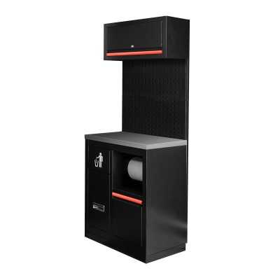ENSEMBLE DE MEUBLES MODULAIRES (7 PIÈCES) - ROUGE