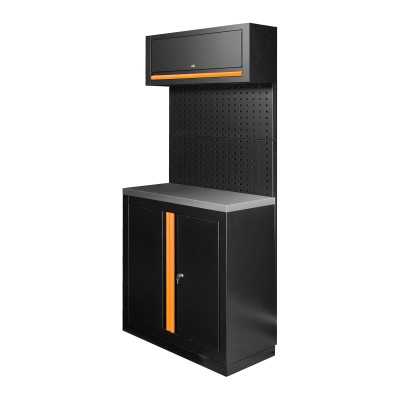 ENSEMBLE DE MEUBLES MODULAIRES (7 PIÈCES) - ORANGE