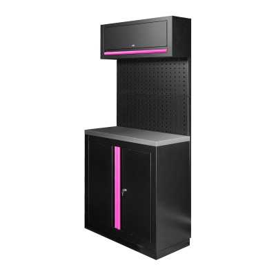 ENSEMBLE DE MEUBLES MODULAIRES (7 PIÈCES) - ROSE