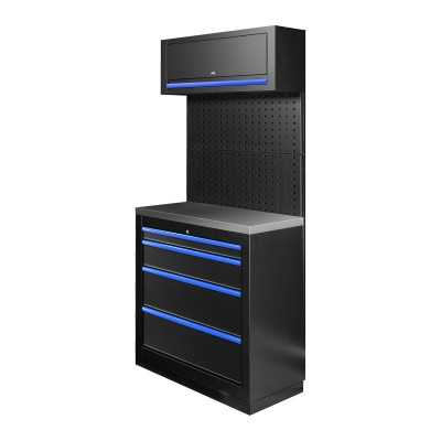 ENSEMBLE DE MEUBLES MODULAIRES (7 PIÈCES) - BLEU