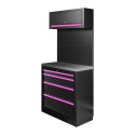 ENSEMBLE DE MEUBLES MODULAIRES (7 PIÈCES) - ROSE