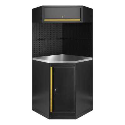 ENSEMBLE DE MEUBLES MODULAIRES (11 PIÈCES) - OR
