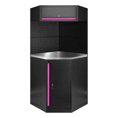 ENSEMBLE DE MEUBLES MODULAIRES (11 PIÈCES) - ROSE