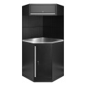 ENSEMBLE DE MEUBLES MODULAIRES (11 PIÈCES) - ARGENTÉ