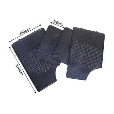 JEU DE 4 TAPIS EN CAOUCHOUC UNIVERSELLE ET REVERSIBLE