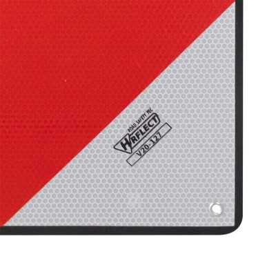 PLAQUE D'AVERTISSEMENT V-20 "FRET SURDIMENSIONNÉ" - PP
