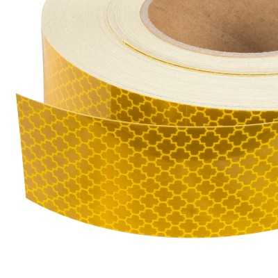BANDE JAUNE RÉFLÉCHISSANT ADHESIVE