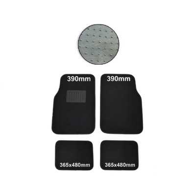JEU DE 4 TAPIS DE SOL UNIVERSELS EN MOQUETTE POUR VOITURE