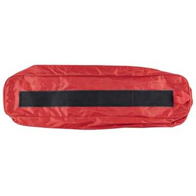POCHETTE ROUGE AVEC 1 COMPARTIMENT POUR KIT D'URGENCE