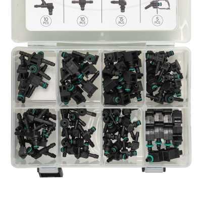 CASE WITH 85 RETURN CONNECTORS FOR DIESEL SYSTEMS