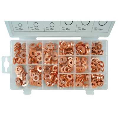 ÉTUI DE RONDELLES EN CUIVRE POUR INJECTEURS 375 PCS