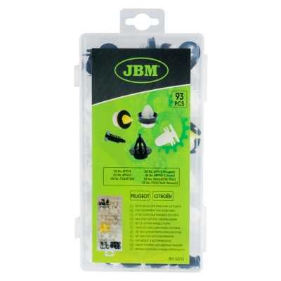 ÉTUI DE CLIPS EN PLASTIQUE POUR PANNEAUX DE PORTE PEUGEOT/CITROËN 93 PCS