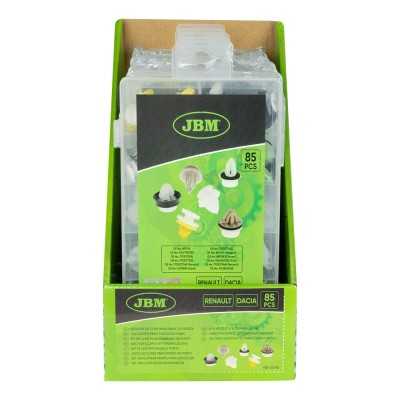 ÉTUI DE CLIPS EN PLASTIQUE POUR PANNEAUX DE PORTE RENAULT DACIA 85 PCS