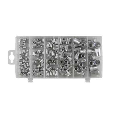 ÉTUI DE RIVETS INSERTS ALUMINIUM 150 PIÈCES