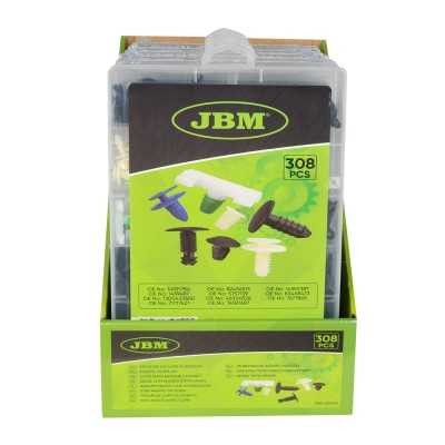 ÉTUI CLIPS EN PLASTIQUE POUR FIAT 308 PCS