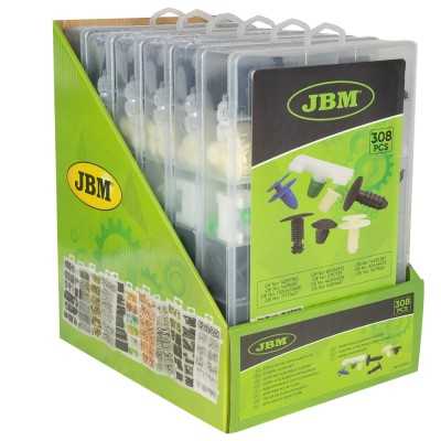 ÉTUI CLIPS EN PLASTIQUE POUR FIAT 308 PCS