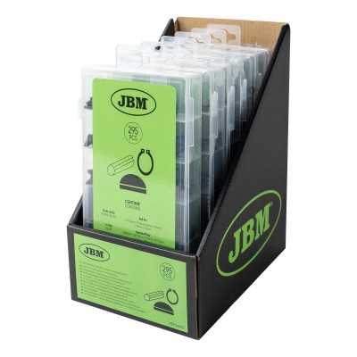 KIT DE 295 PIÈCES - CLIPS, CIRCLIPS, GOUPILLES FENDUES, BROCHES