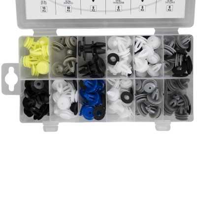 ÉTUI DE CLIPS EN PLASTIQUE POUR PANNEAUX DE PORTE/MOLDINGS BMW MINI 92 PCS