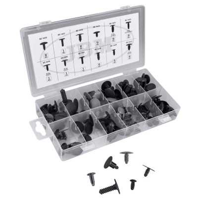 ÉTUI DE CLIPS EN PLASTIQUE POUR TAPISSERIE PEUGEOT/CITROËN 110 PCS