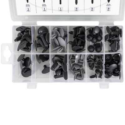ÉTUI DE CLIPS EN PLASTIQUE POUR TAPISSERIE PEUGEOT/CITROËN 110 PCS