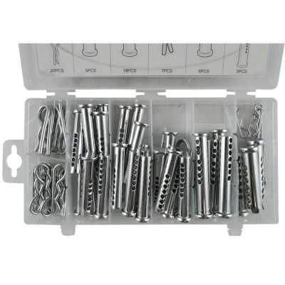 ÉTUI DE GOUPILLES CLEVIS ET DE CLIPS EN R 71 PIÈCES