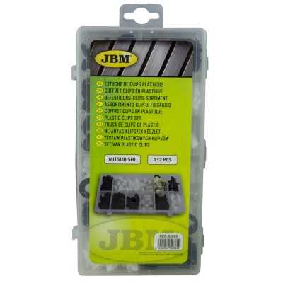 ÉTUI DE CLIPS EN PLASTIQUE POUR MITSUBISHI 134 PCS
