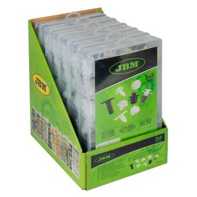 ÉTUI DE CLIPS EN PLASTIQUE POUR VOLKSWAGEN 85 PCS