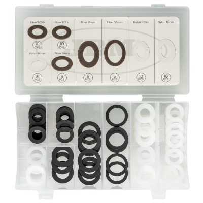 COFFRET D'JOINTS EN FIBRE ET NYLON 60 PIÈCES