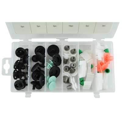 ÉTUI DE CLIPS EN PLASTIQUE POUR AUDI 31 PCS