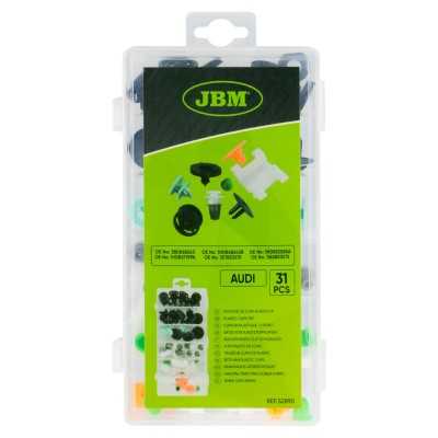 ÉTUI DE CLIPS EN PLASTIQUE POUR AUDI 31 PCS