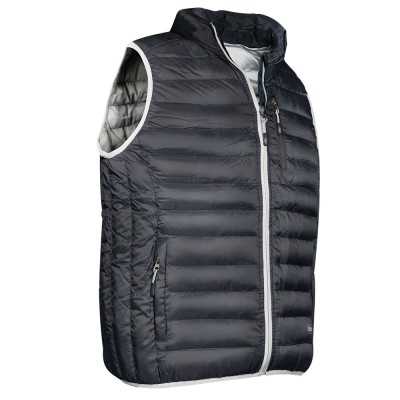 GILET GRIS-NOIR T.XL