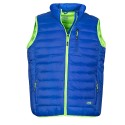 GILET VERT-BLEU T.M